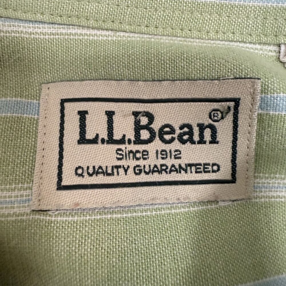 Lot of 3 90s Vintage L.L Bean Button Shirts Mens Tall Large Cottagecore Gorpcore - Picture 16 of 16